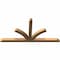 Ekena Millwork Richland Timber Gable Bracket, Western Red Cedar, 72"W x 36"H x 3 1/2"D x 3 1/2"F, 12/12 Pitch GBW072X36X0404RIC00SWR - alternate 5